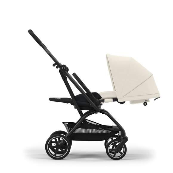 Cybex Eezy s Twist+ 2 Bugina 2025 Canvas White, Black frame 6