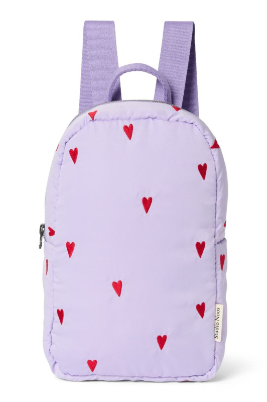 STUDIO NOOS - Puffy Mini BACKPACK - batôžtek | Purple Hearts