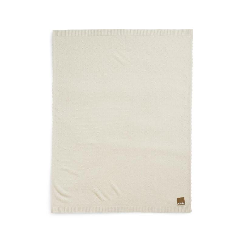 ELODIE DETAILS Pointelle Blanket deka, farba CREAMY WHITE