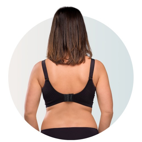CARRIWELL Push Up materská a dojčiaca podprsenka s Carri-Gel kosticami Black 2