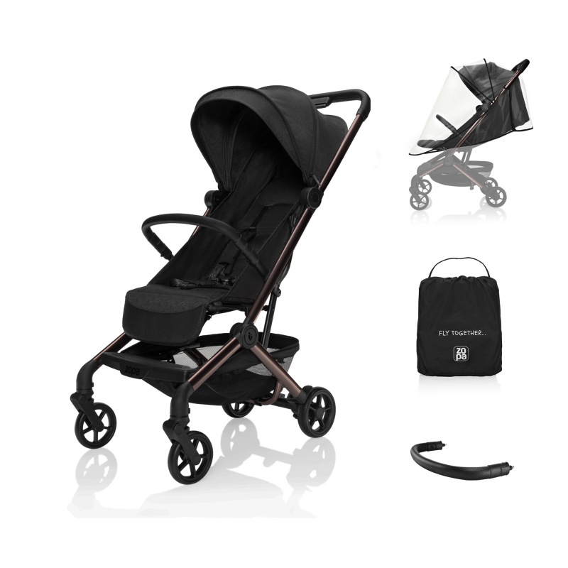 Športový kočík Jet, Quartz Black