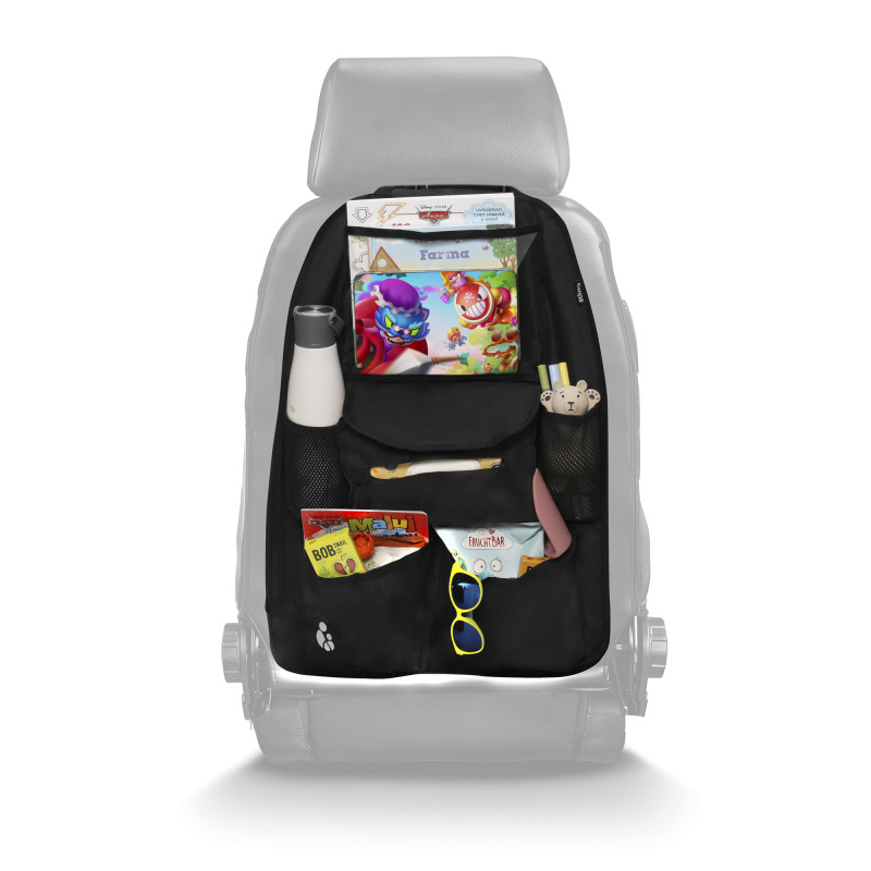 Organizér na sedadlo + vrecko na tablet a vreckovky 6