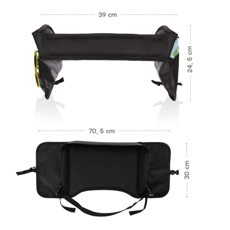 Hrací pultík pro autosedačky, Black 2