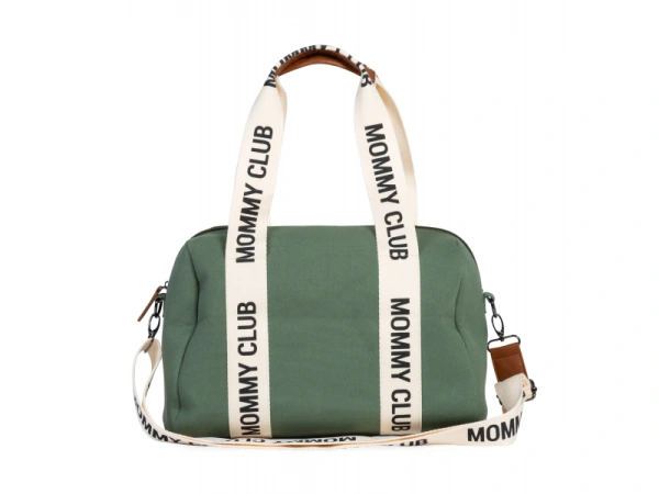 Prebaľovacia taška Mommy Club Signature Canvas Green