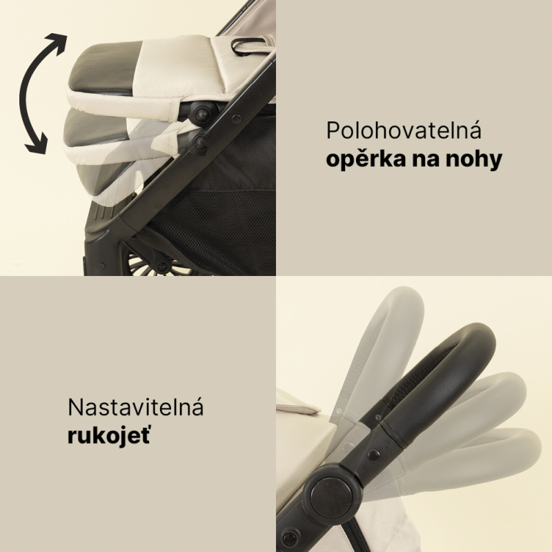 Športový kočík Moya, Ivory Beige 1