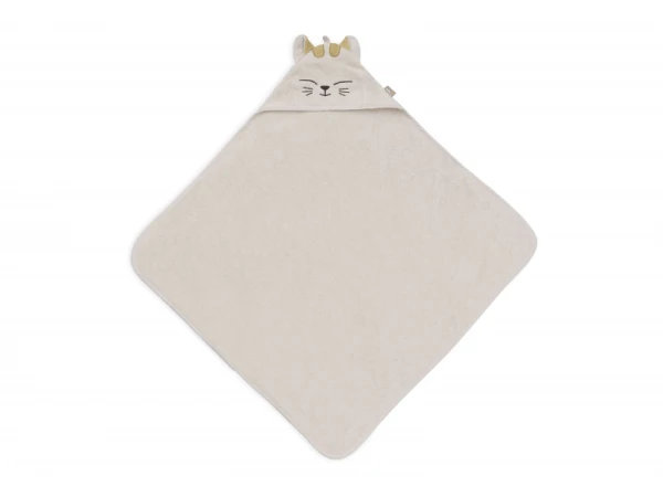 Osuška s kapucňou froté 75x75cm mačička Charlie
