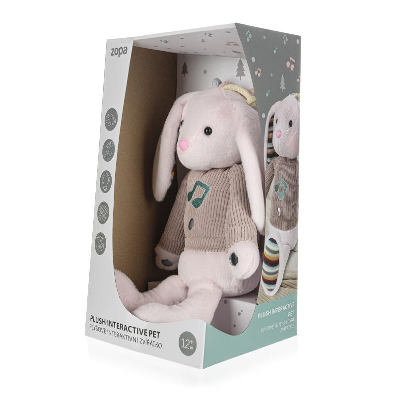 Plyšový interaktívny parťák, Rabbit 12