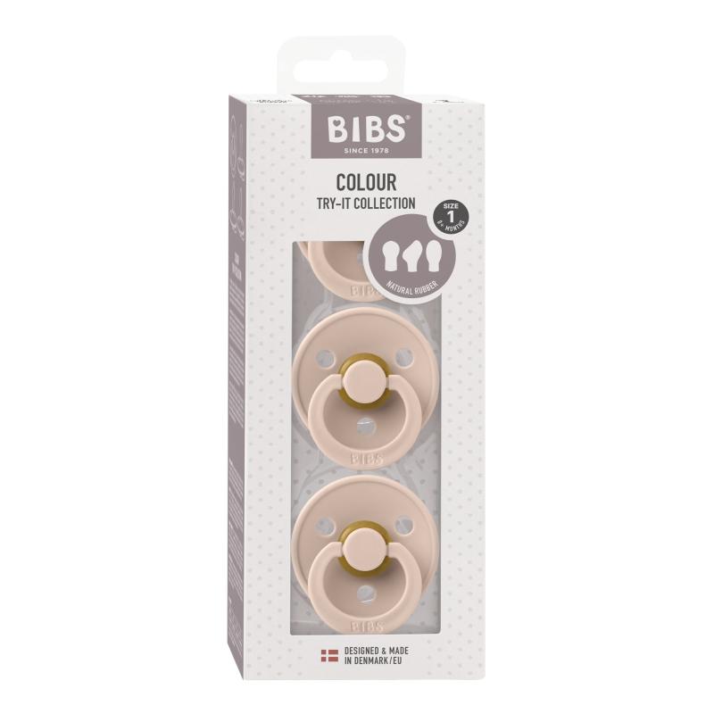 BIBS Colour TRY IT 3- balenie cumlíkov, Blush