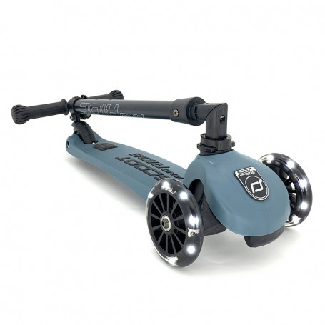 Scoot & Ride Detská kolobežka Highwaykick 3 LED steel 5