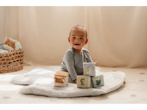 Kocky textilné 4 ks Forest Friends 5