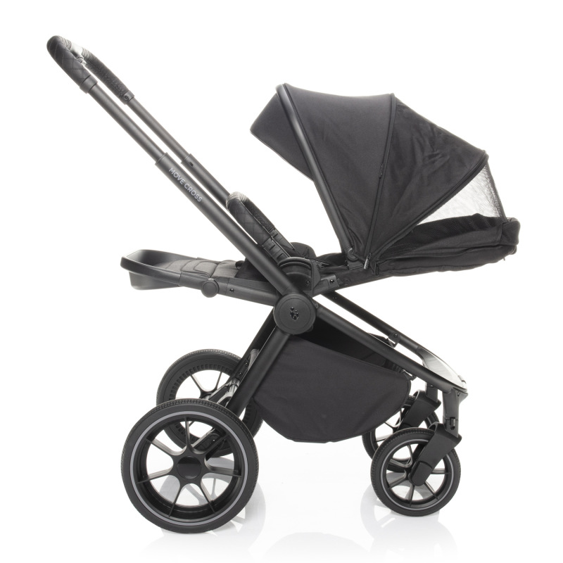Zopa MOVE Cross 2 kočík + XL hl. korba zdarma, All Black 13