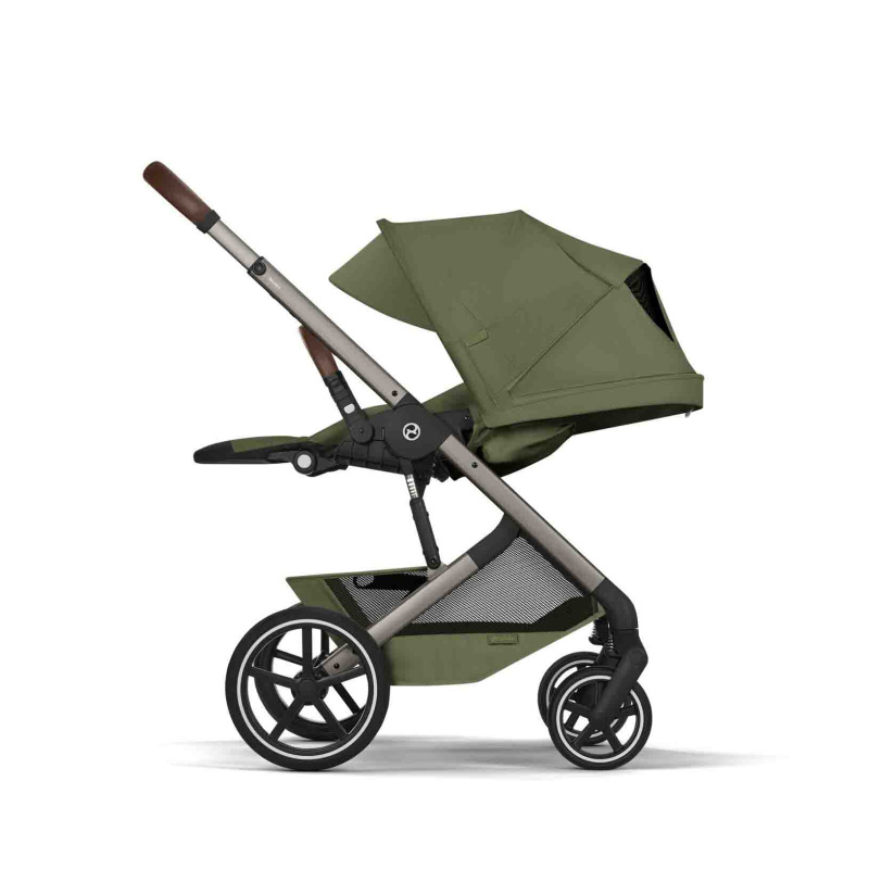 Cybex Balios S Lux 2026 s hlbokou skladacou vaničkou Moss Green 6