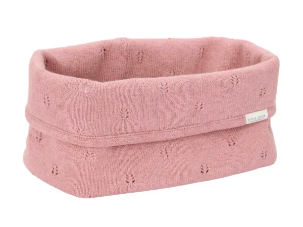 Košík pletený veľký Pure Pink Blush