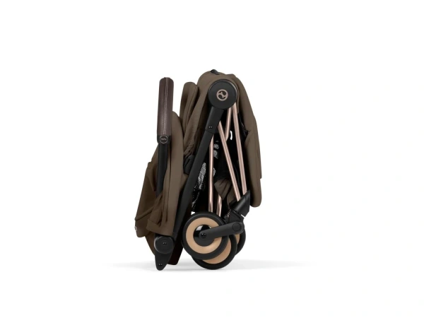 Cybex COYA Style 2026 rám RoseGold - Coconut Brown 5