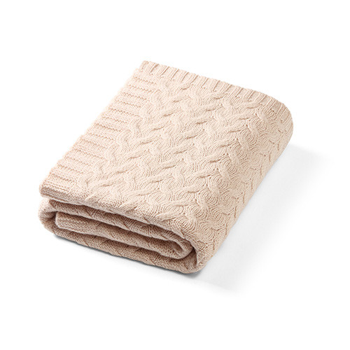 BABYONO Deka z merino vlny 75 x 100 cm light beige 0m+