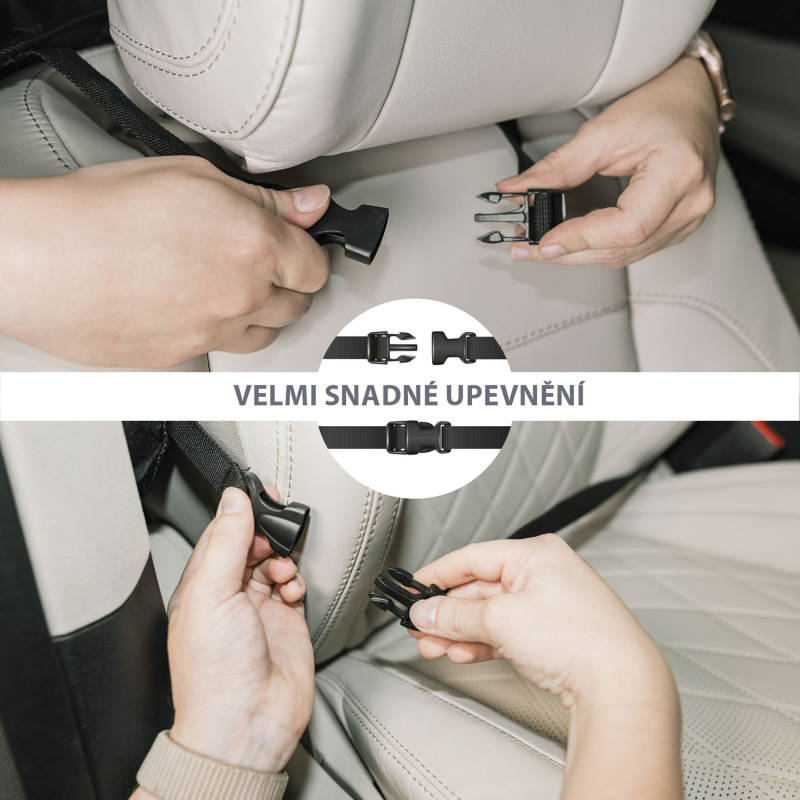 Organizér na sedadlo + vrecko na tablet a vreckovky 3