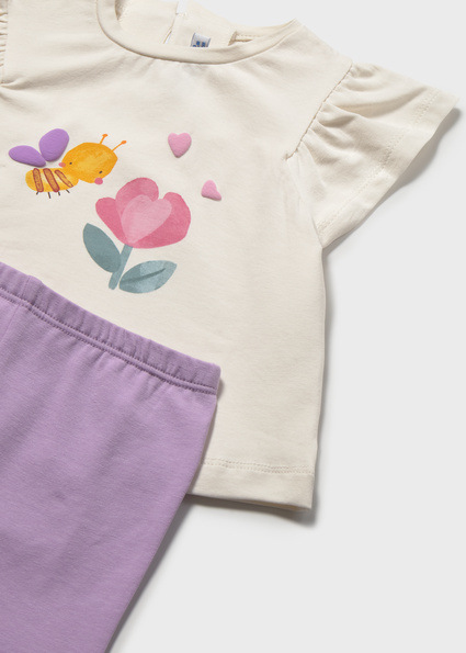 Mayoral súprava s dlhými nohavicami Lilac 1