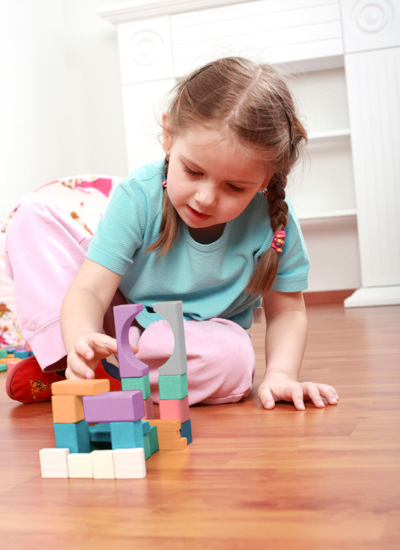 Dřevěný set kostky 100 ks 8