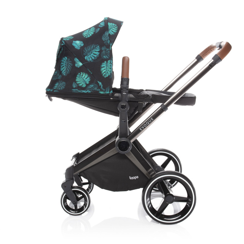 SET Podvozek Evoque + Farebný set ku kočárku Evoque, B/BR_Jungle 2