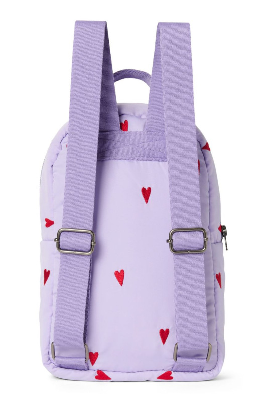 STUDIO NOOS - Puffy Mini BACKPACK - batôžtek | Purple Hearts 5