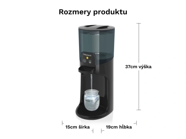 Baby Brezza Instant Formula Warmer All Black - ohrievač vody 7