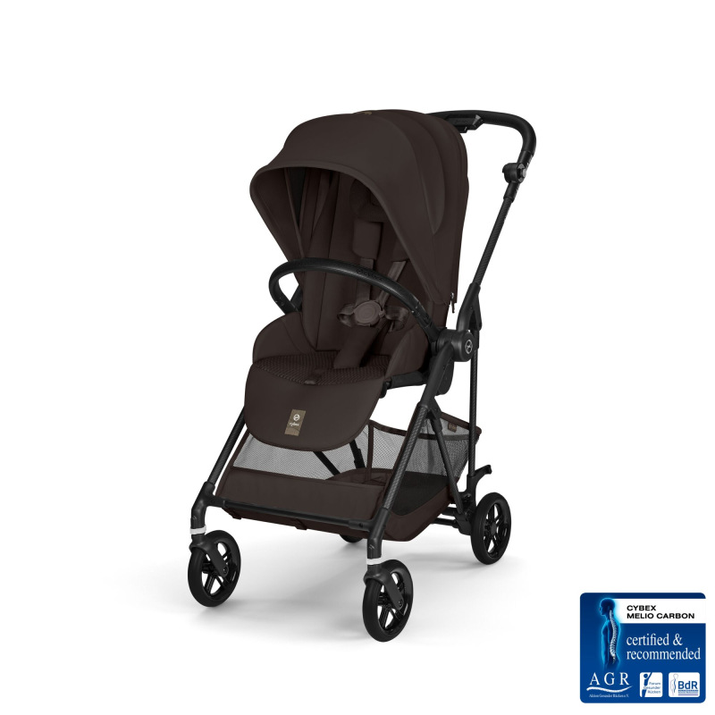 Cybex Melio Carbon 2026 - CHOCOLATE BROWN, ľahká bugina
