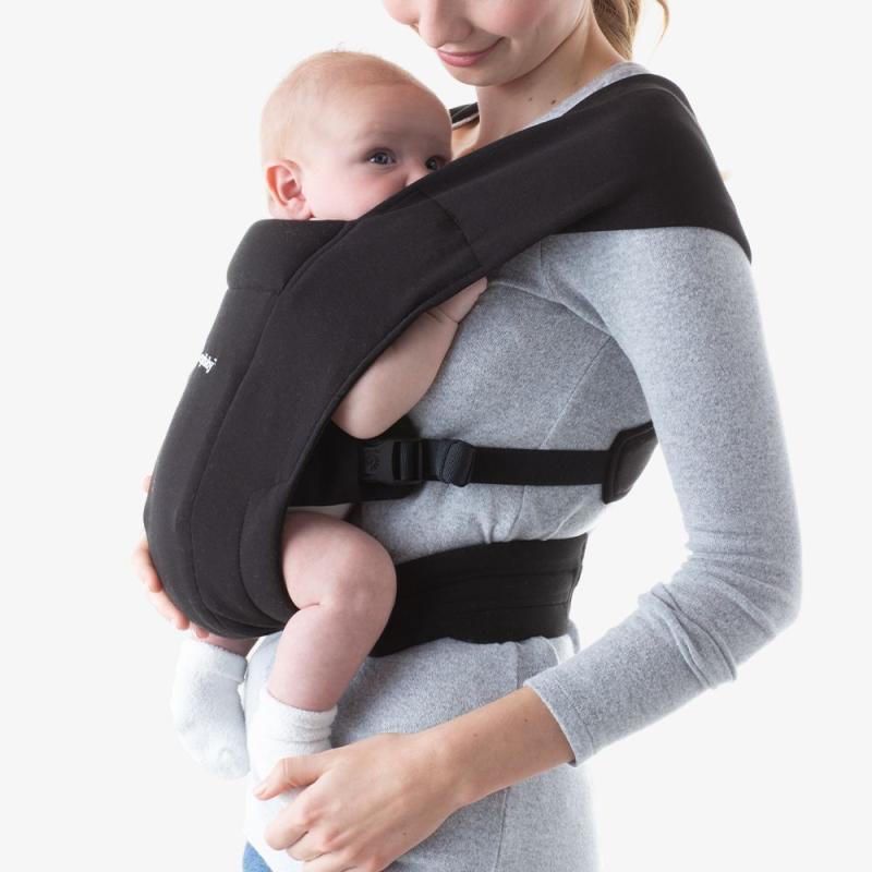 ERGOBABY | Nosič EMBRACE - SOFT KNIT - PURE BLACK