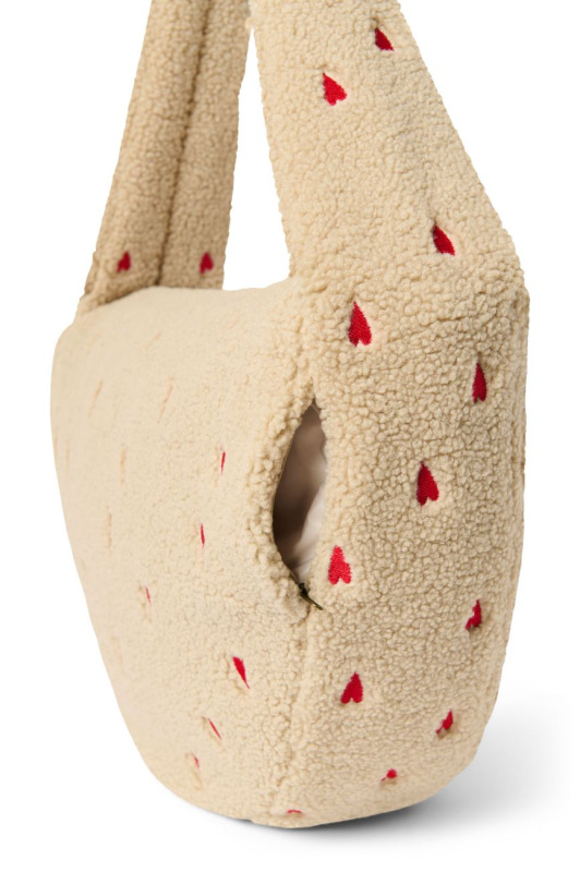 STUDIO NOOS - Teddy Cross Body Bag | Ecru Hearts 4