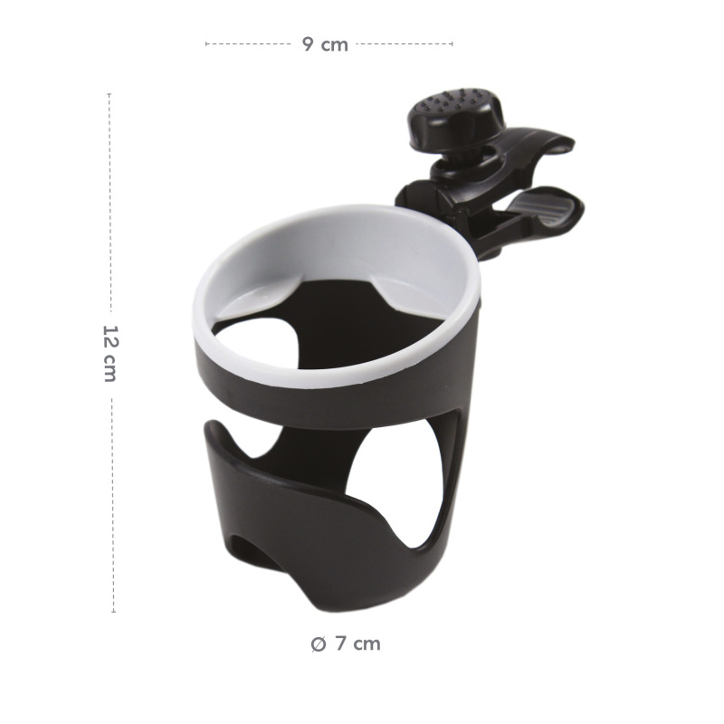 Držák na pití na kočárek - Deluxe, Black 3