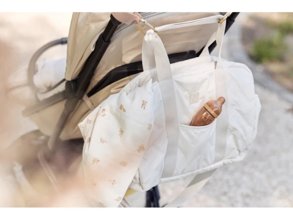 Prebaľovacia taška Embossed Lily Sand 9