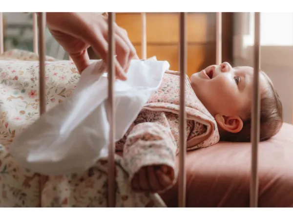 Spací vak s oddeliteľnými rukávmi 70 cm Fairy Floral 4