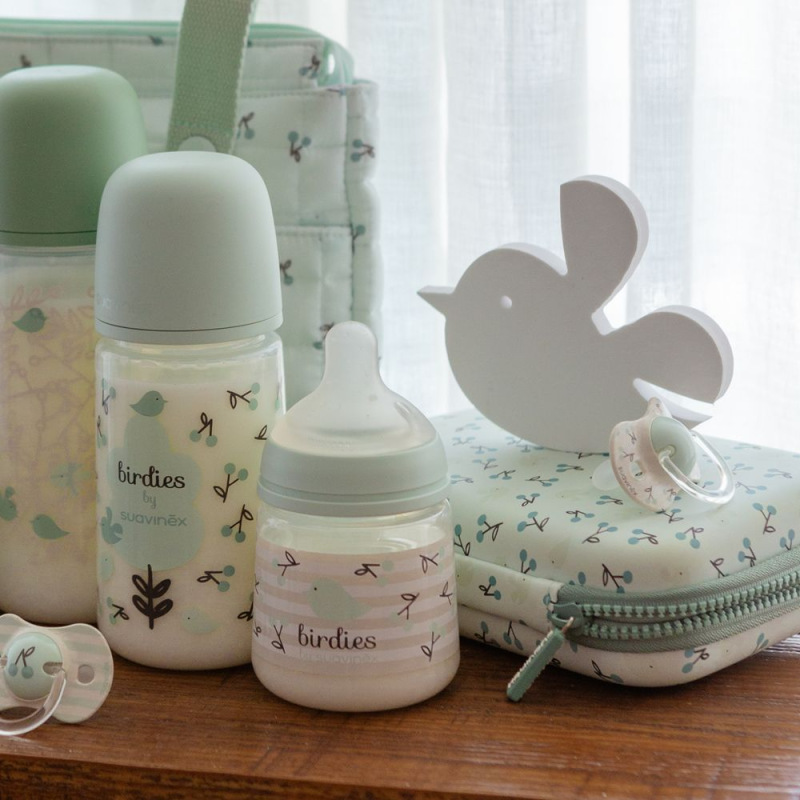 SUAVINEX | Hygienická sada BIRDIES - zelená 2