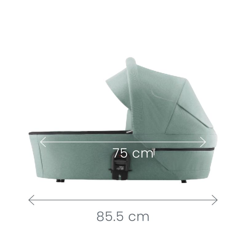 Hlboká korba Smile 5Z Lux, Linen Grey 1