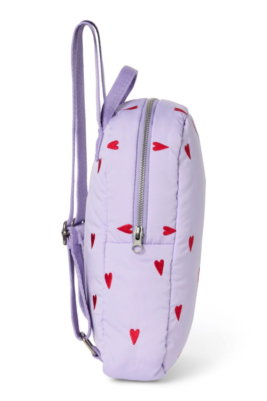 STUDIO NOOS - Puffy Mini BACKPACK - batôžtek | Purple Hearts 3
