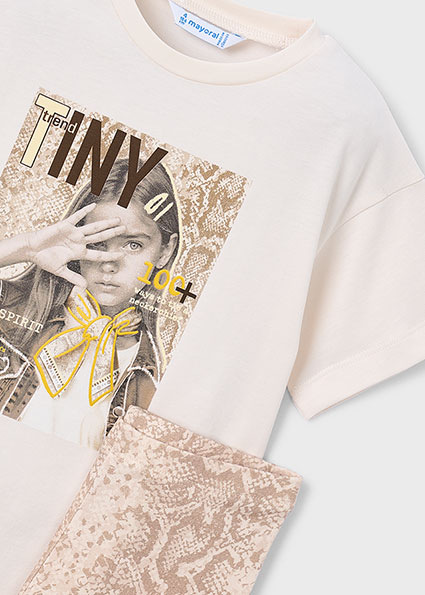 Mayoral súprava dlhé nohavice Beige 3