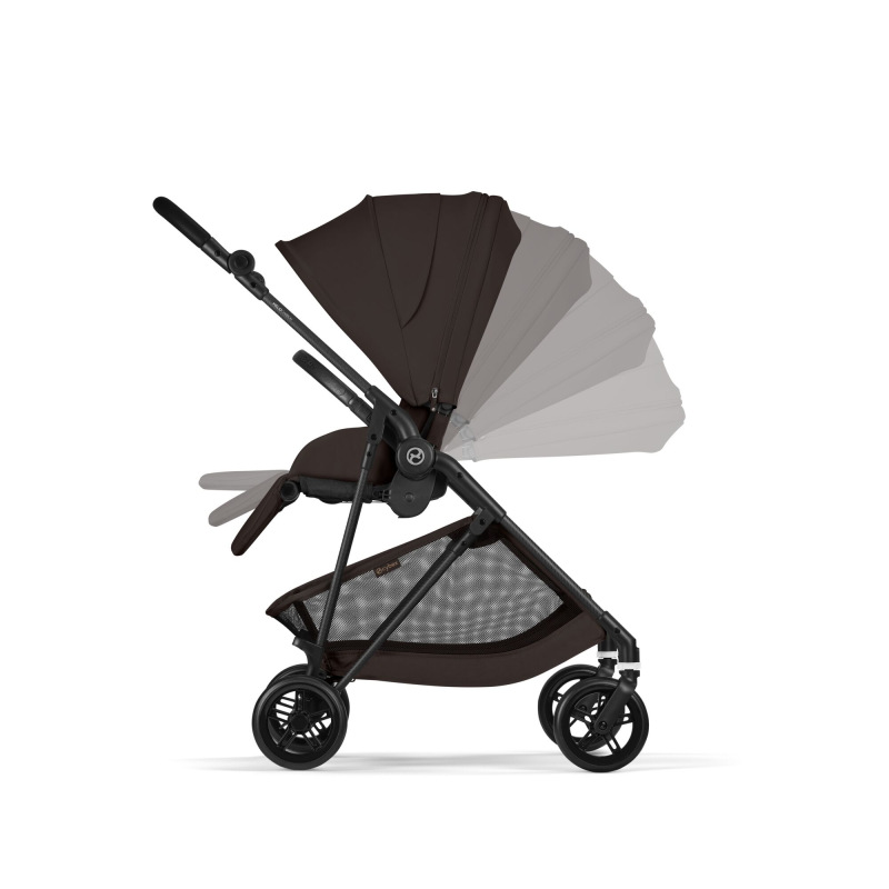 Cybex Melio Carbon 2026 - CHOCOLATE BROWN, ľahká bugina 4