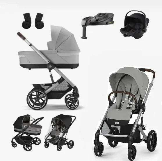 CYBEX BALIOS S Lux XL 2024 SET STONE GREY + AUTOSEDAČKA BABY SAFE CORE