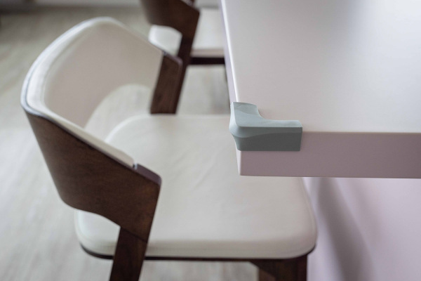 Gumová ochrana rohov 4ks XL, Grey 4