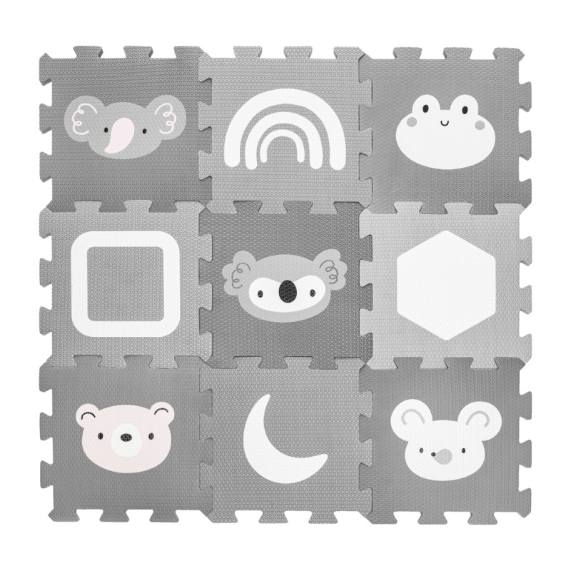 Penová podložka Puzzle 30x30 cm 9ks, Wild Life 6