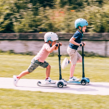 Scoot & Ride Detská kolobežka Highwaykick 3 LED steel 4