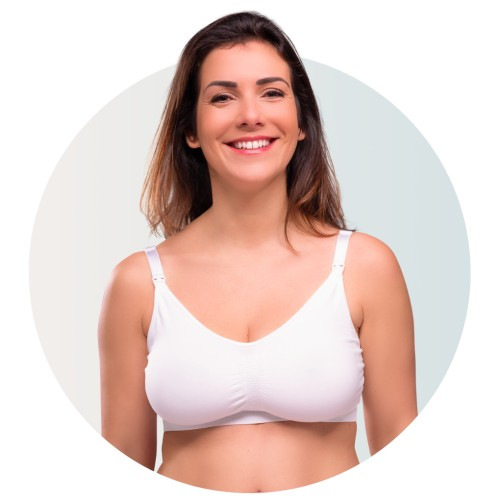 CARRIWELL Original podprsenka na dojčenie White