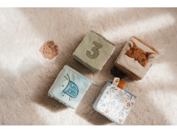 Kocky textilné 4 ks Forest Friends 9