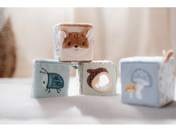 Kocky textilné 4 ks Forest Friends 8
