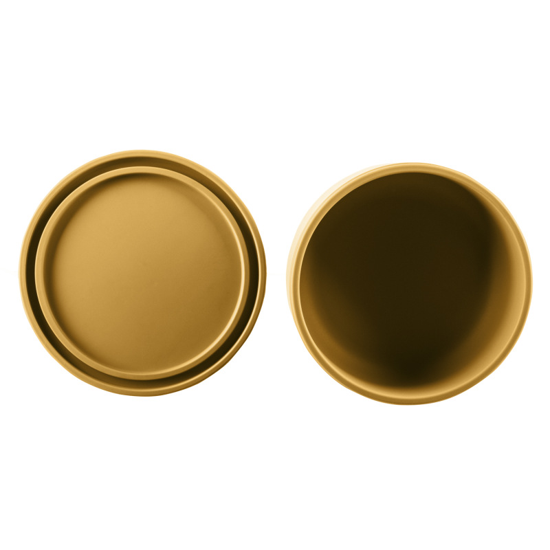 Silikónová miska s viečkom, Mustard Yellow 2