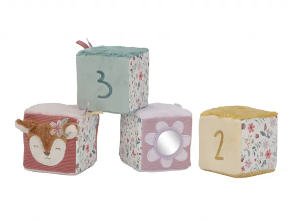 Kocky textilné 4 ks Fairy Garden