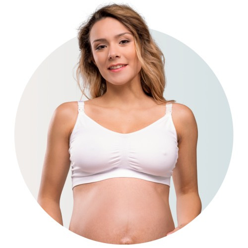 CARRIWELL Original podprsenka na dojčenie White 5