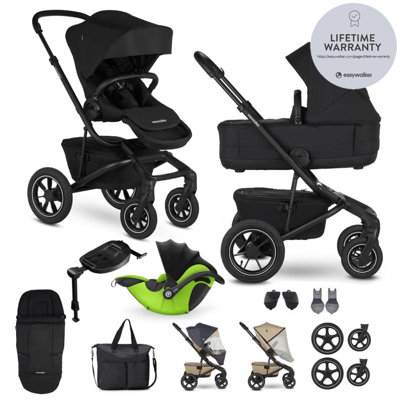 EASYWALKER Jimmey Set, Pepper Black XXL