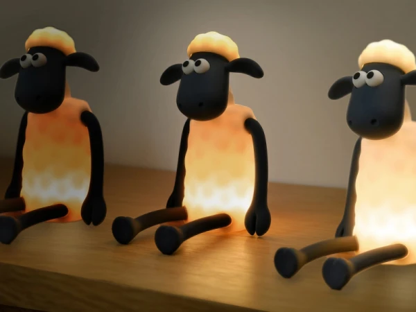 Nočné svetlo OVEČKA SHAUN 4