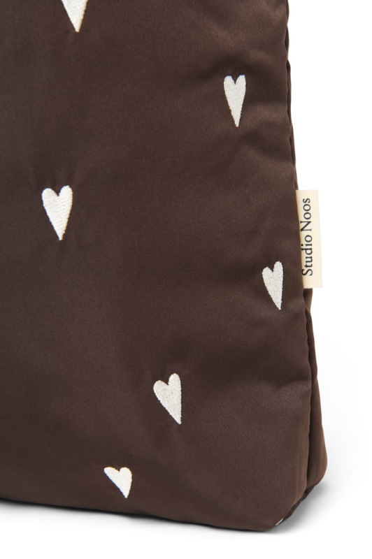 STUDIO NOOS - Puffy MOM BAG | Brown Hearts 4