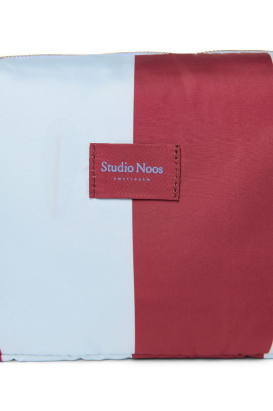 STUDIO NOOS - Bold Stripe Toiletry - toaletní taštička | Bordeaux/Light Blue 3